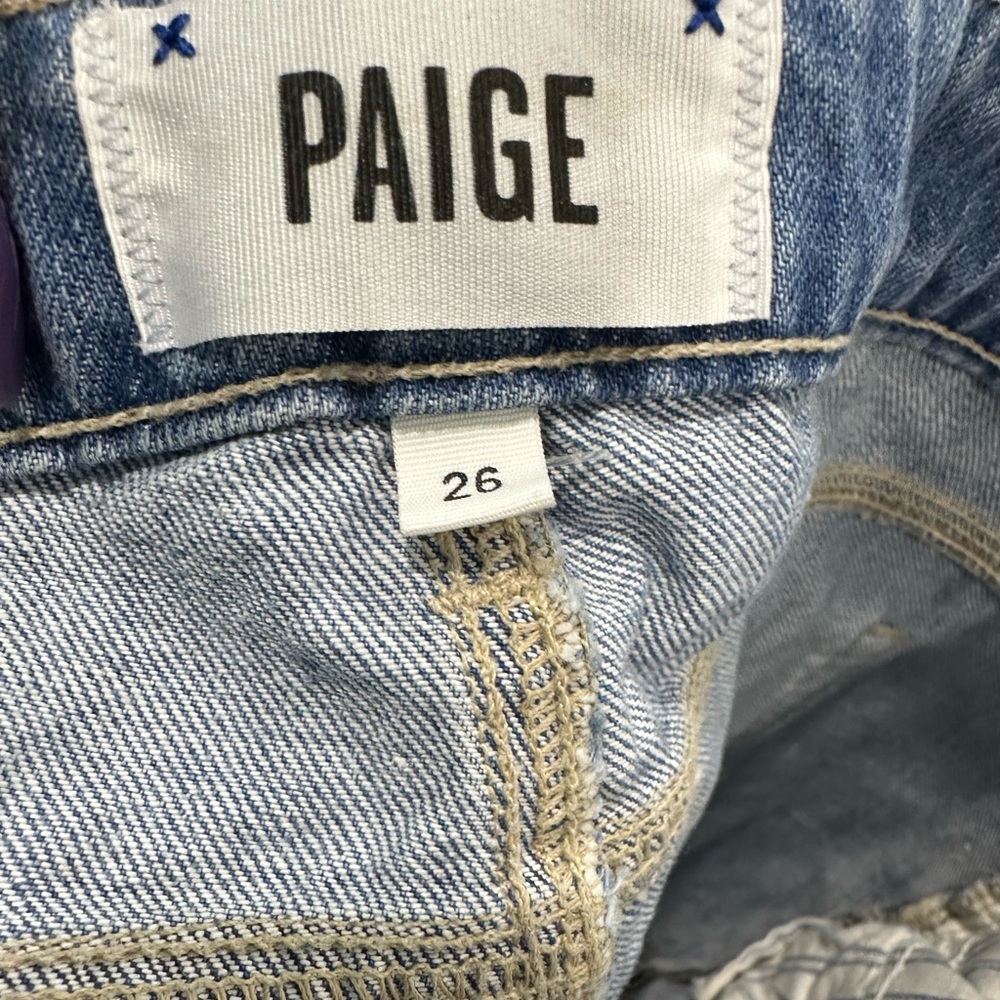 PAIGE Jimmy Jimmy Skinny Boyfriend Jeans - Size 26 - Picture 8 of 11